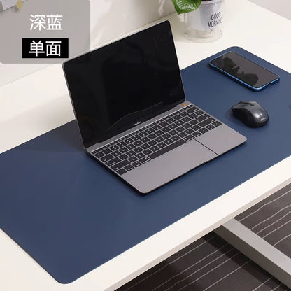 Ultimate Large White Gaming Mouse Pad - Portable, Waterproof, Non-Slip PU Suede Desk Mat for Computer & Keyboard