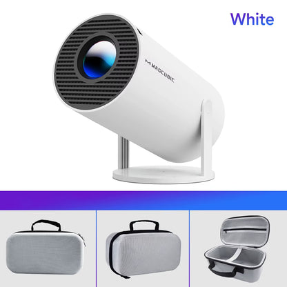 ZAVIO HY300 Pro 8K Android Projector - Dual WiFi 6, 290 ANSI Lumens, Allwinner H726, Bluetooth 5.4, 1080P, 1280x720P Home and Outdoor Cinema Projector