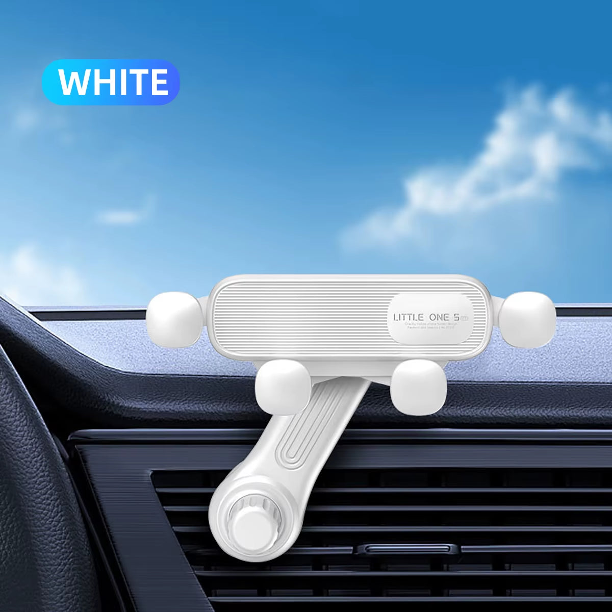  ZAVIO Magnetic Car Phone Holder for 4.7-7 Inch Devices - Universal Air Vent Mount for Smartphones and GPS, Shockproof Design