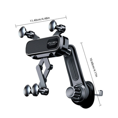  ZAVIO Magnetic Car Phone Holder for 4.7-7 Inch Devices - Universal Air Vent Mount for Smartphones and GPS, Shockproof Design
