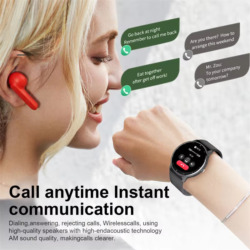  ZAVIO Stylish Waterproof Smartwatch