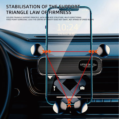  ZAVIO Magnetic Car Phone Holder for 4.7-7 Inch Devices - Universal Air Vent Mount for Smartphones and GPS, Shockproof Design
