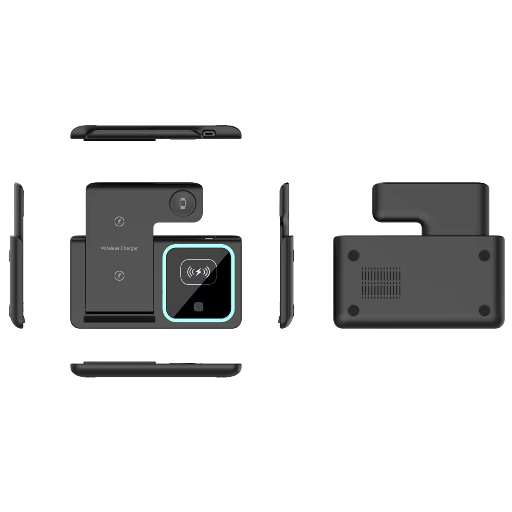  ZAVIO 2026 3-in-1 Fast Wireless Charging Station