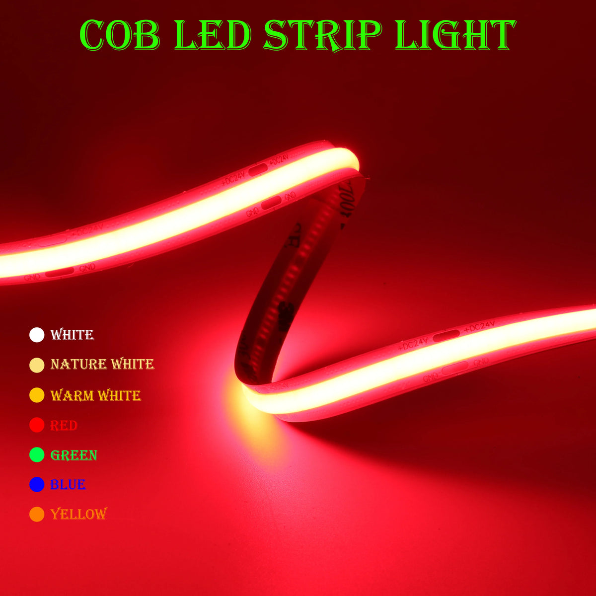 ZAVIO GlowStrip™ — 5M COB LED Light