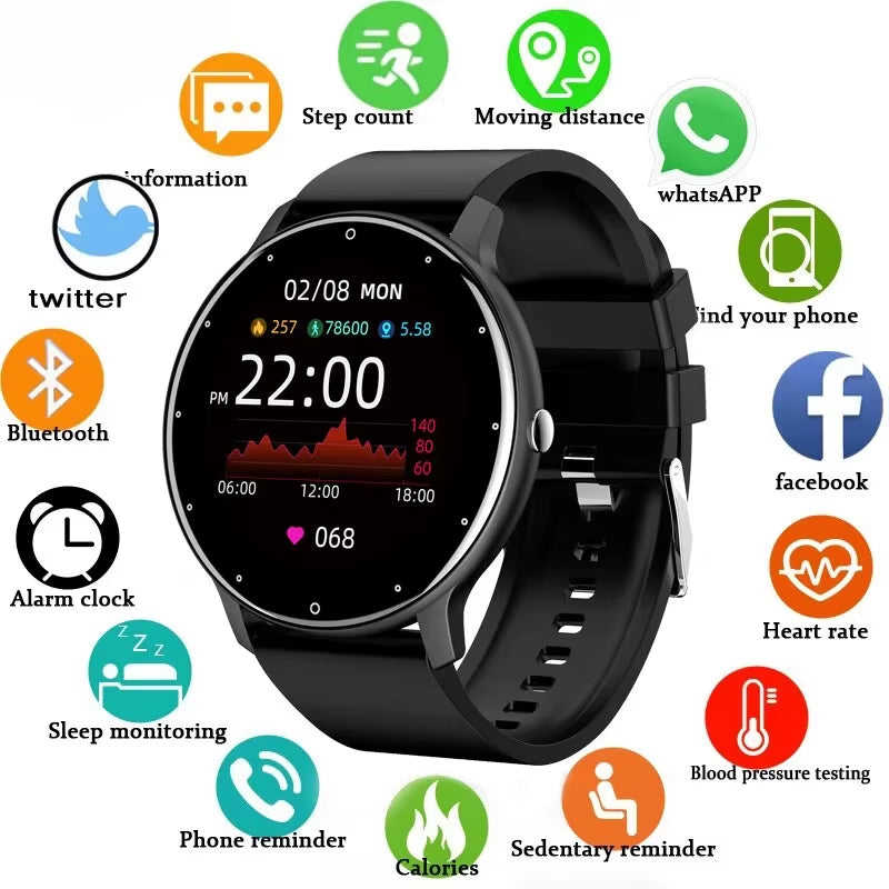  ZAVIO Stylish Waterproof Smartwatch