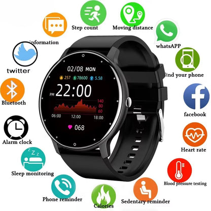  ZAVIO Stylish Waterproof Smartwatch