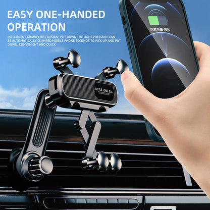  ZAVIO Magnetic Car Phone Holder for 4.7-7 Inch Devices - Universal Air Vent Mount for Smartphones and GPS, Shockproof Design